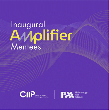 Inaugural Amplifier Mentees at Philanthropy Asia Summit 2024