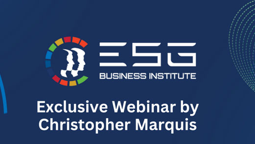Exclusive Webinar: Elevate Your Sustainability Practices with Insights from Christopher Marquis