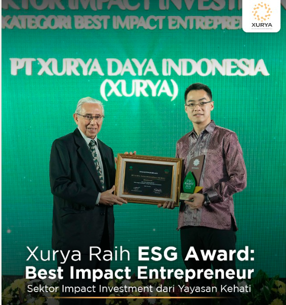 Xurya Wins ESG Award 2024!