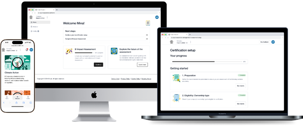 Combination image of Computer, tablet and mobile