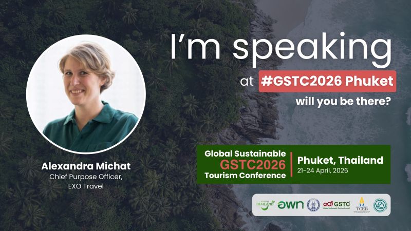EXO Travel at the Global Sustainable Tourism Conference
