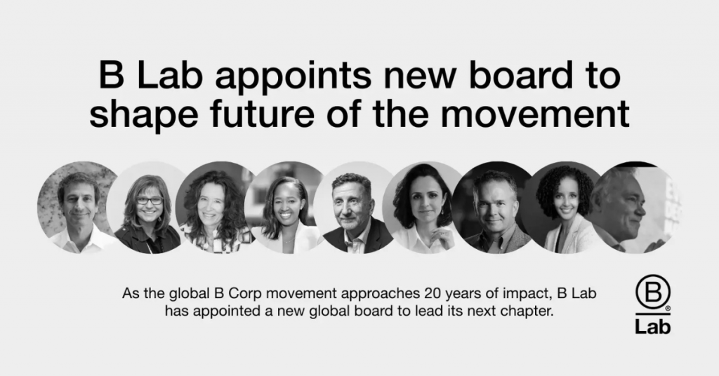 New Global Board to Steer B Lab's Next Chapter