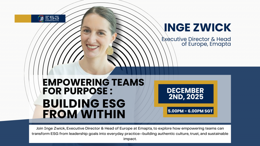 Empowering Teams for Purpose: Building ESG from Within