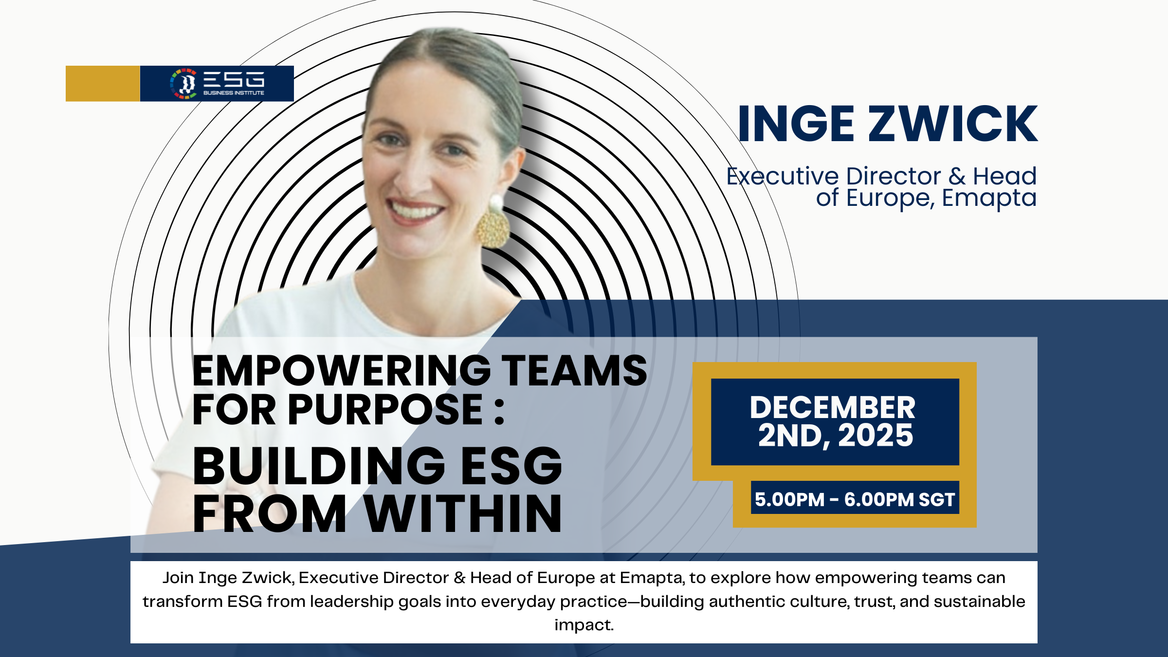Empowering Teams for Purpose: Building ESG from Within