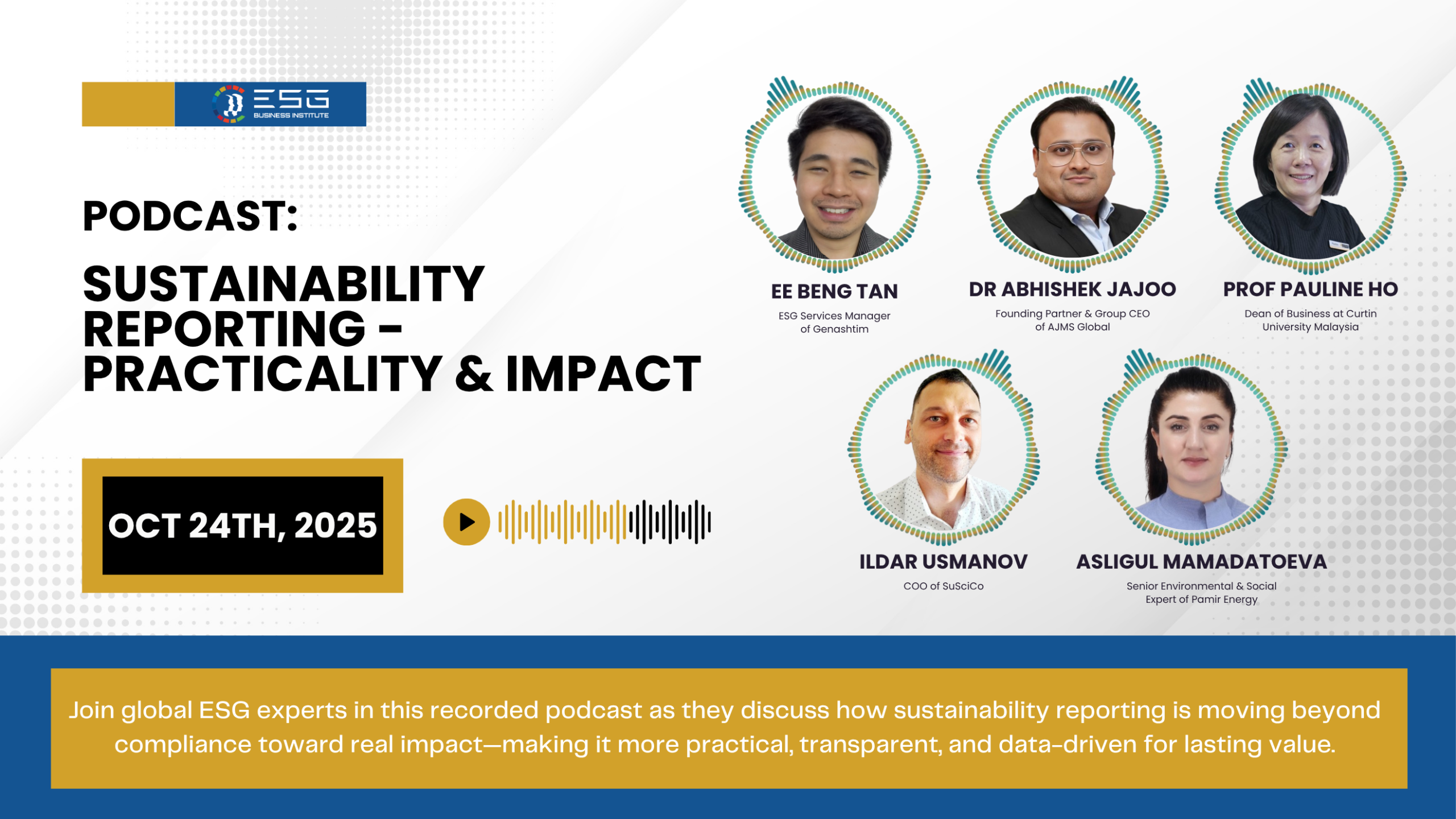 Podcast: Sustainability Reporting Practicality and Impact