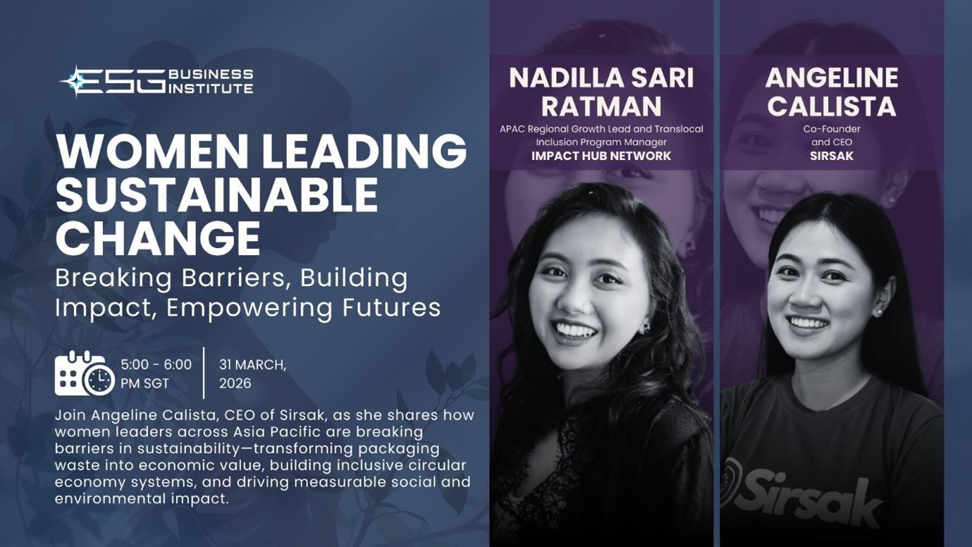 Women Leading Sustainable Change Breaking Barriers, Building Impact, Empowering Futures